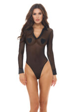 Sweet Heart Teddy Black - S-m