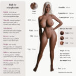 Doll Kiara Powered Chocolate 5ft 3-Enhanced - Image 2
