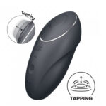 Satisfyer Tap and Climax 1 Vibrator - Grey - Image 3