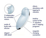 Tap and Climax 2 Vibrator - Blue - Image 2