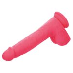 Rechargeable Rumbling and Thrusting Silicone Studs - Pink - Image 4