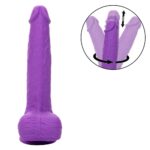 Rechargeable Gyrating and Thrusting Silicone Studs - Purple - Image 5