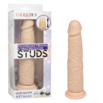 Rechargeable Vibrating and Thrusting Silicone Studs - Ivory - Image 5