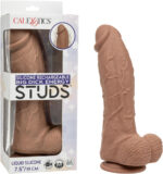 Silicone Rechargeable Big Dick Energy Studs - Brown - Image 2