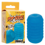 Pop Sock Ribbed - Blue - Image 3