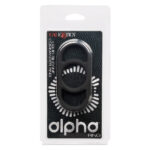 Alpha Liquid Silicone Commander Ring - Black
