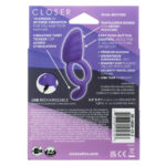 Closer Intimate Rechargeable Ring Passion - Purple - Image 3