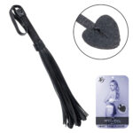 Nocturnal Collection Heart Throb Flogger - Black - Image 2