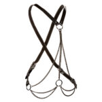 Euphoria Collection Plus Size Multi Chain Harness - Black - Image 5