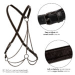 Euphoria Collection Plus Size Multi Chain Harness - Black - Image 2