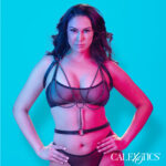 Euphoria Collection Plus Size Multi Chain Halter - Black - Image 4