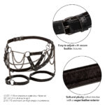 Euphoria Collection Thigh Harness With Chains - Black - Image 3