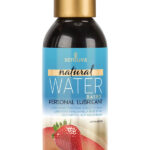 Natural Water-Based Personal Lubricant - Strawberry 4 Fl. Oz. (125ml) Bottle