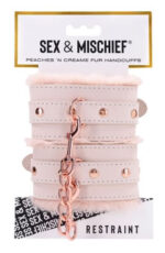 Peaches N Creame Fur Handcuffs - Pink - Image 5