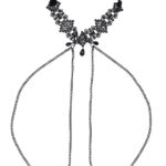 Lace Collar With Nipple Ties