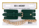 Indica Cutout Collar and Leash - Green - Image 2