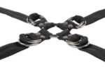 Velvet Noir Adjustable Hog Tie and Cuff Set - Image 4