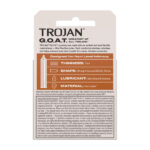 Trojan Goat Non-Latex Condoms 3 Pack - Image 2