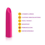 Fixation Lipstick Bullet - Hot Pink - Image 6