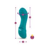 Lalita Mini Pleasure Ridges G-Spot Vibe - Ocean - Image 5
