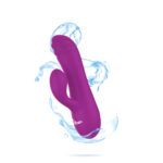 Jolie Mini Pleasure Ridges Rabbit Vibe - Berry - Image 4