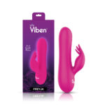 Freyja Mini Triple Ticklers Rabbit Vibe - Hot Pink - Image 2