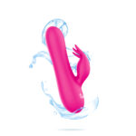 Freyja Mini Triple Ticklers Rabbit Vibe - Hot Pink - Image 3