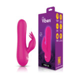 Freyja Mini Triple Ticklers Rabbit Vibe - Hot Pink - Image 7