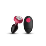 Eluxe Vibrating Clr Gem Rbyombre Plug Sm With Remote - Image 2