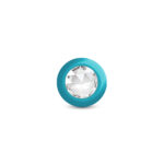 Eluxe Vibrating Clr Gem Bluombre Plug Md With Remote - Image 3