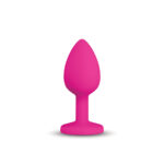Gemma Purple Gem Pink Silicone Plug - Small - Image 4
