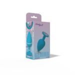 Gemma Clear Iridescent Gem Teal Silicone Plug - L - Image 8