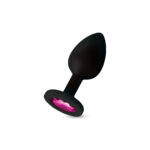 Gemma Pink Gem Black Silicone Plug - Large - Image 10