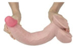 Real Skin 12 Dual Layer Dildo - Beige - Image 3