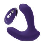 Inme Rechargeable Dual Vibe With Remote - Purple - Image 2