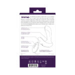 Inme Rechargeable Dual Vibe With Remote - Purple - Image 3
