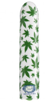 420 Slim Cannabis Leaf Vibe - White-green - Image 2
