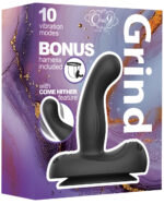 Cloud 9 Grind Insertable Vibe Suction Cup and Harness - Black - Image 4