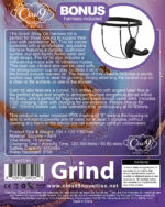 Cloud 9 Grind Insertable Vibe Suction Cup and Harness - Black - Image 3