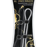 Cloud 9 Pro Sensual XL Cock Ring 2-Pack - Black-white