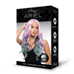 Ariel Premium Stylable Wig - Pink-turquoise - Image 2