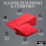 Love Cushion Set Foam Wedge Pillow Set - Red - Image 7