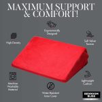 Love Cushion Small Wedge Pillow - Red - Image 4