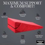Xl-Love Cushion Large Wedge Pillow - Red - Image 4
