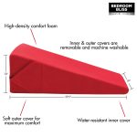 Xl-Love Cushion Large Wedge Pillow - Red - Image 7