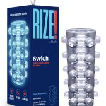Rize - Swich - Glow in the Dark Self -Lubricating Stroker - Clear