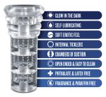 Rize - Luz - Glow in the Dark Self- Lubricating Stroker - Clear - Image 3