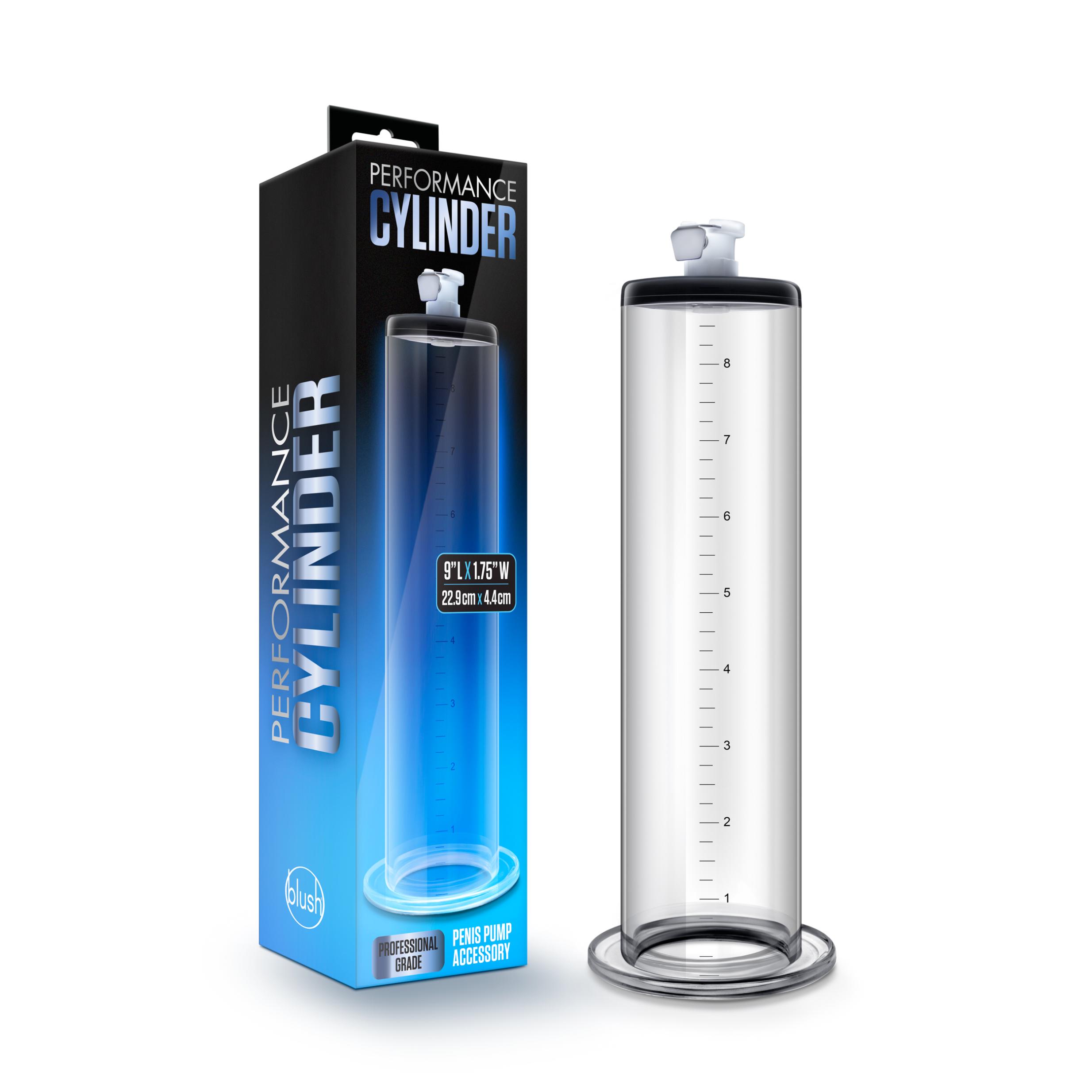 HOBL-09501.jpg Performance - 9 Inch X 1.75 Inch Penis Pump Cylinder Clear - Image 1