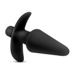 Anal Adventures Platinum - Silicone Vibrating Plug - Black - Image 4