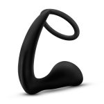Anal Adventures - Platinum - Cock Ring Plug - Black - Image 4